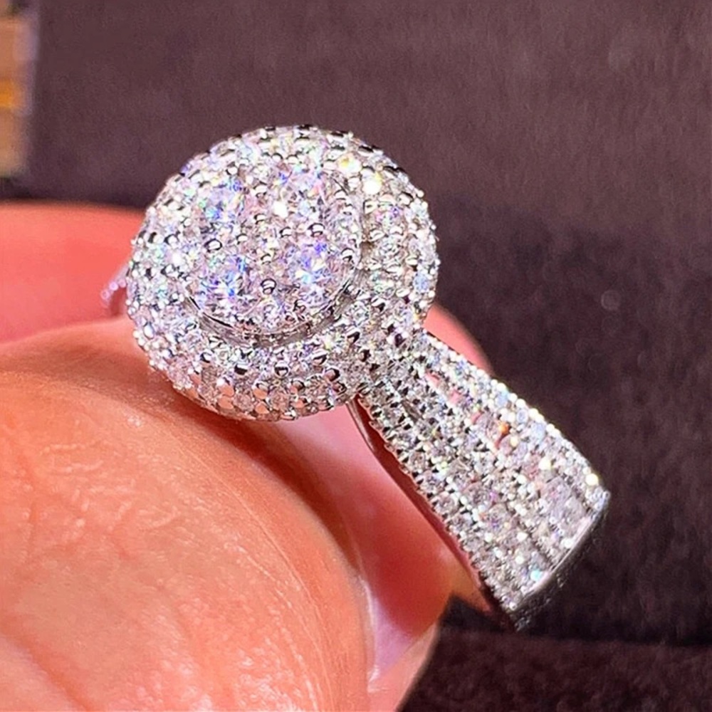 Temperament Sweet Wedding Accessories Women's Ring Full